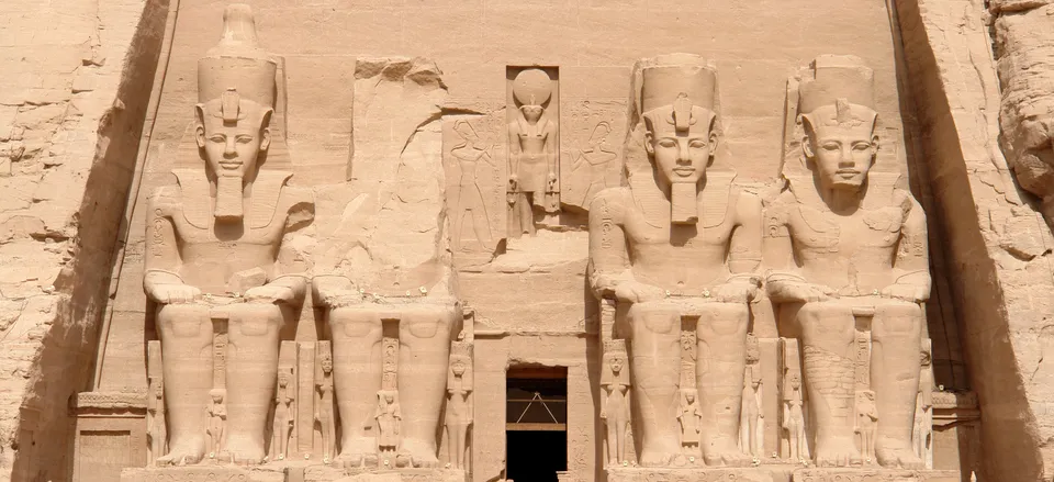  The great Temple of Ramses II at Abu Simbel 