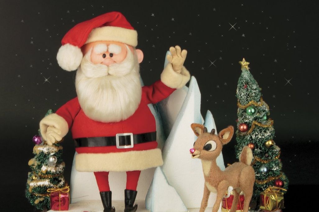 Rudolph and Santa Puppets 