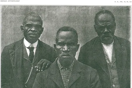 L to R: Ward Lee, Tucker Henderson and Romeo were three of the nearly 500 captives illegally transported on the Wanderer.