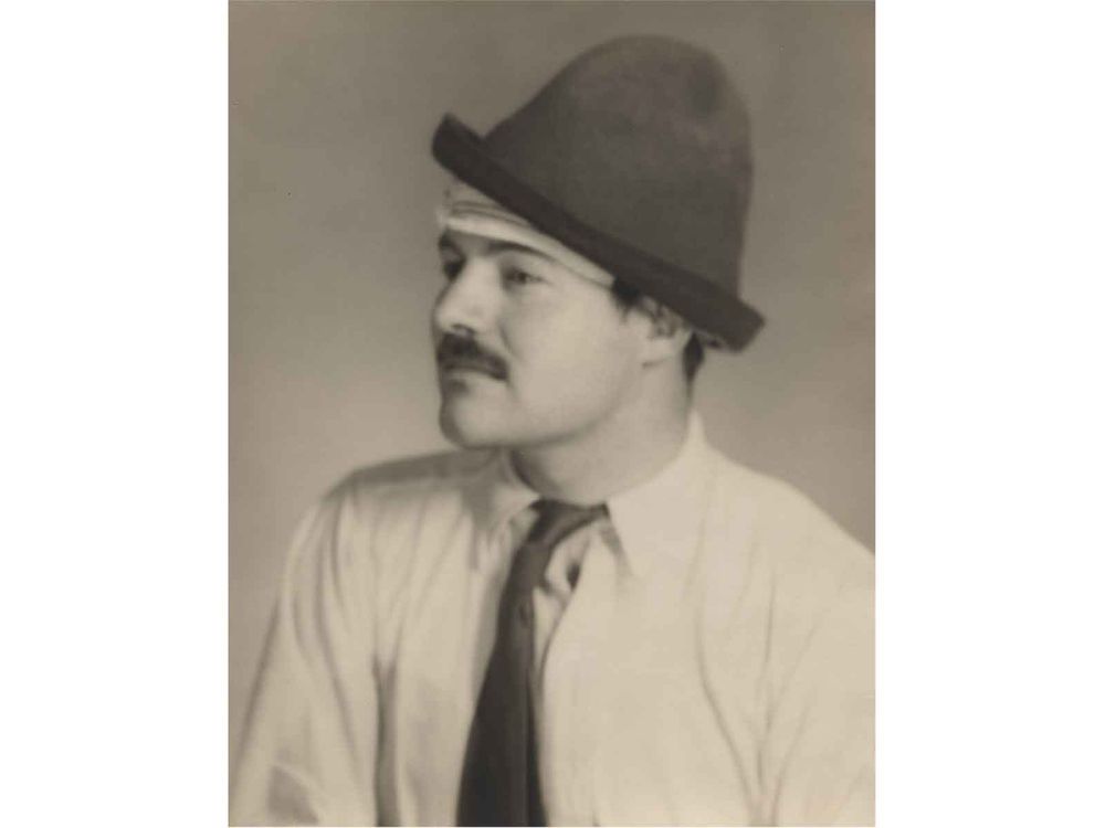 Ernest Hemingway by Man Ray