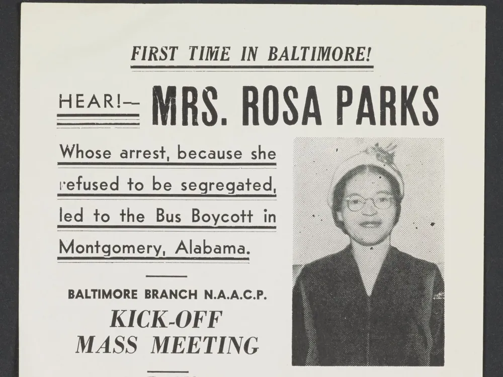 Hear Rosa Parks