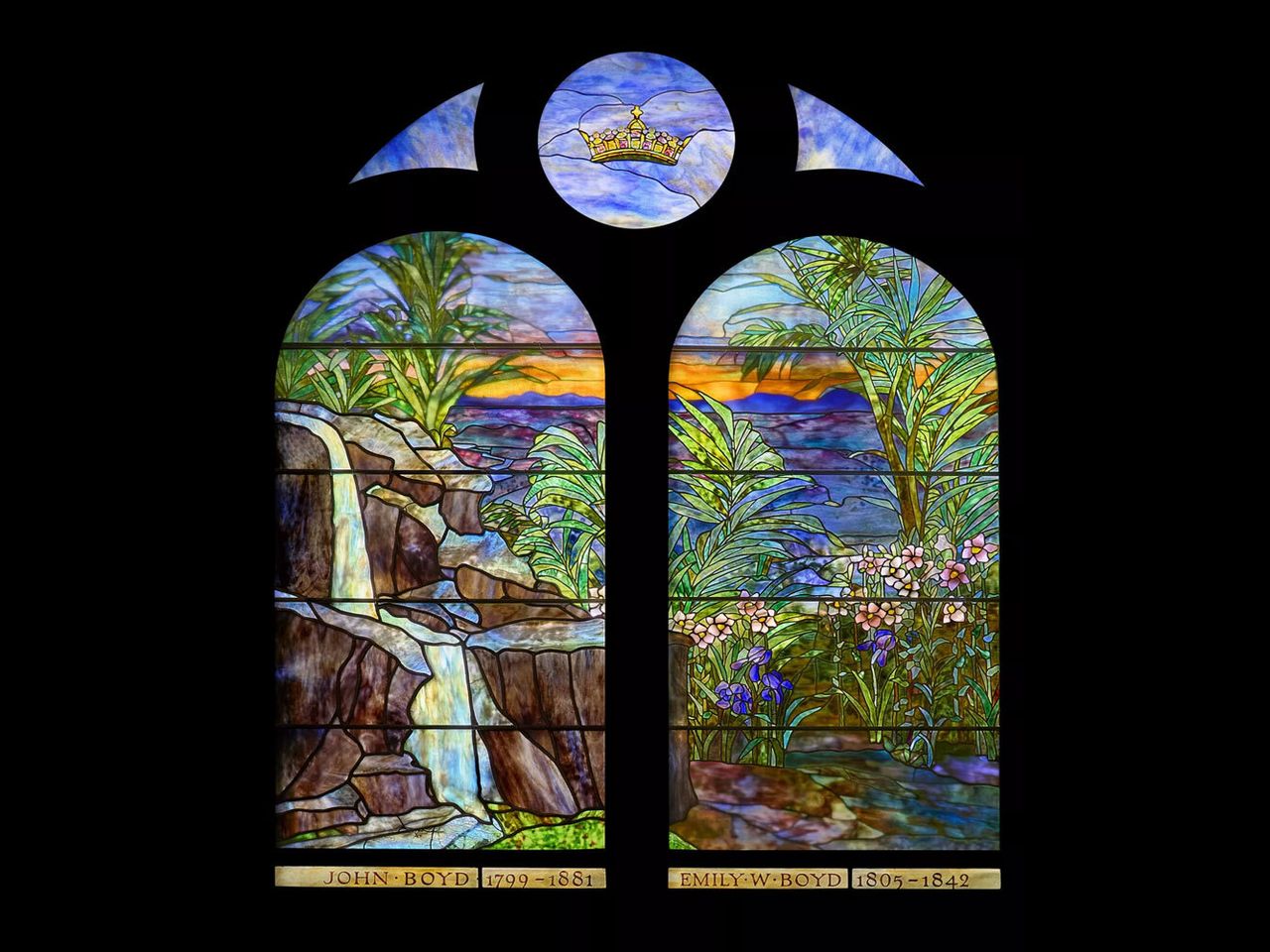 This Dazzling Tiffany Stained-Glass Window Adorned a Church for