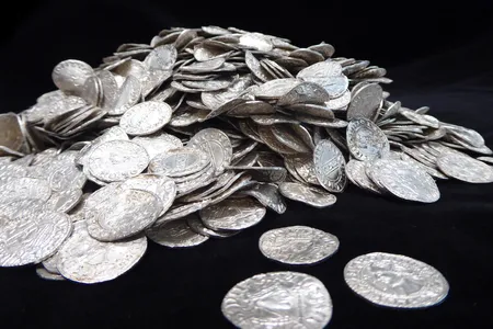 The coins are currently being analyzed by experts at the British Museum