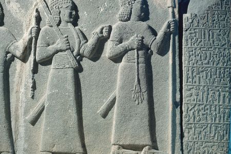 Previously excavated art from the ancient city of Karkemish