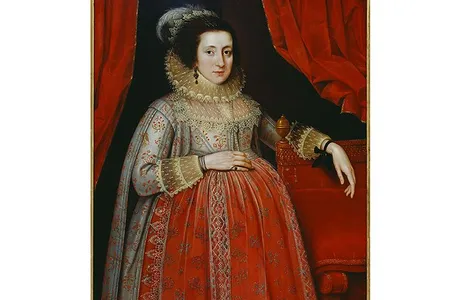 Marcus Gheeraerts II, Portrait of a Woman in Red, 1620 