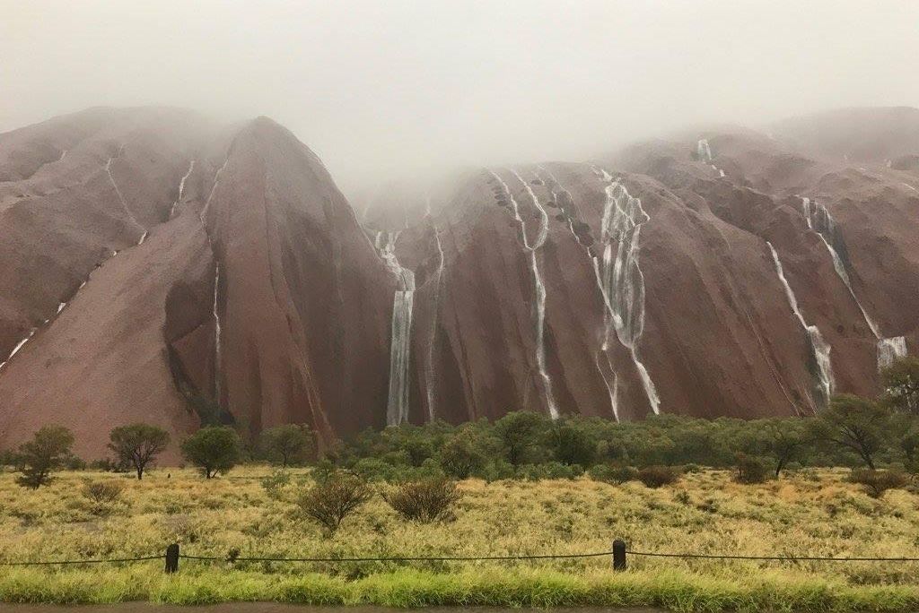 Uluru Waterfall