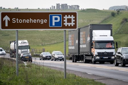 Archaeologists are conducting excavations ahead of a controversial tunnel plan set to move this highway, the busy A303, underground.