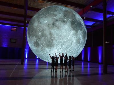 The Museum of the Moon is just one of many events taking place across the United States celebrating the 50th anniversary of landing on the moon.