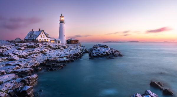 Portland Head Light at Sunrise thumbnail