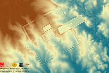 Preah Khan of Kompong Svay as seen by Lidar
