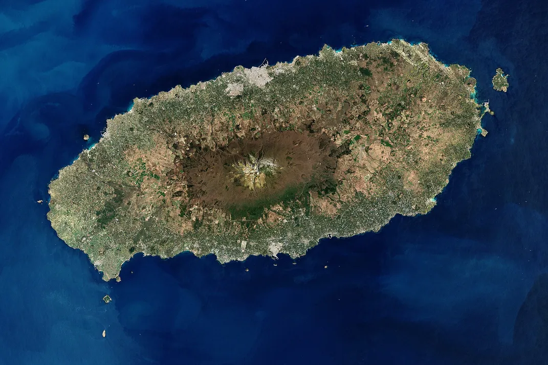 Jeju Island from above