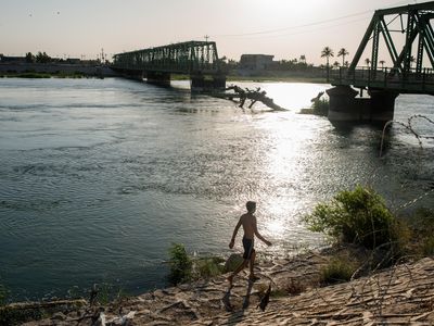 In Fallujah, ISIS blew up this bridge during its 2016 retreat.