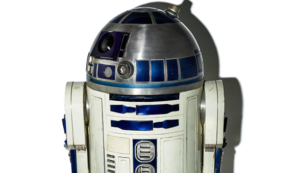 R2-D2 droid costume featured in the movie 