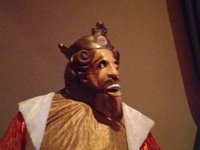 I purchased this Burger King costume for 1.00 from a resale shop. A