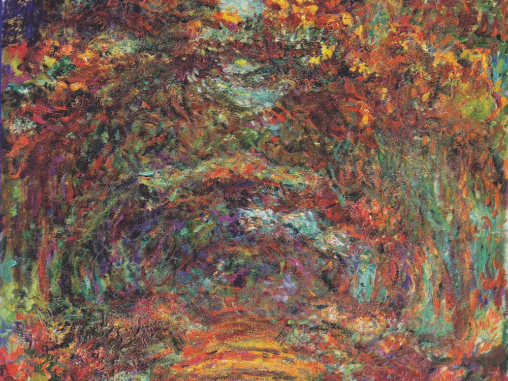 The Rose Walk, Giverny, 1920–22, Musée Marmottan Monet
