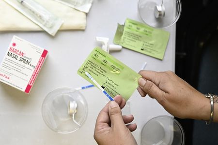 Test strips can determine within minutes if drugs are laced with fentanyl, a powerful synthetic opioid.