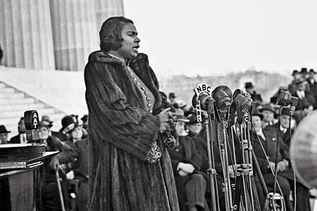 Robert Scurlock covered Marian Anderson's performance at the Lincoln Memorial after she was denied the stage at Washington's Constitution Hall.