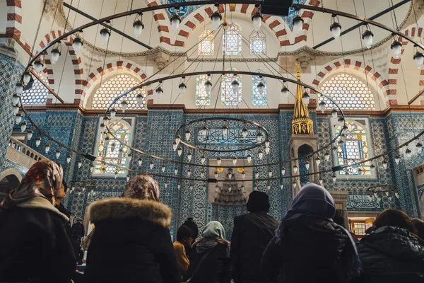 Blue Tiles and Light, A Glimpse Inside Istanbul's Grand Mosque thumbnail