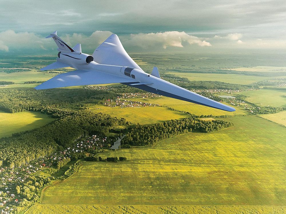 Artist’s conception of the X-59 QueSST