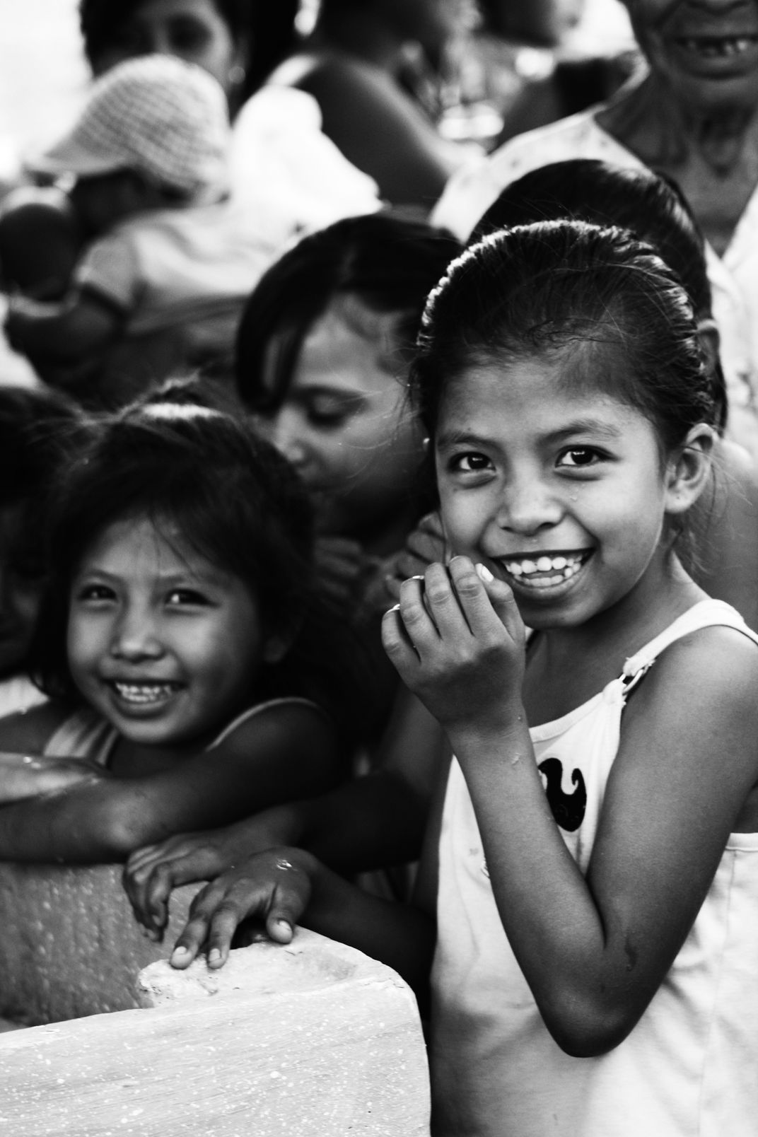 Young girls in Zacapa, Guatemala are excited about the opening of a new ...