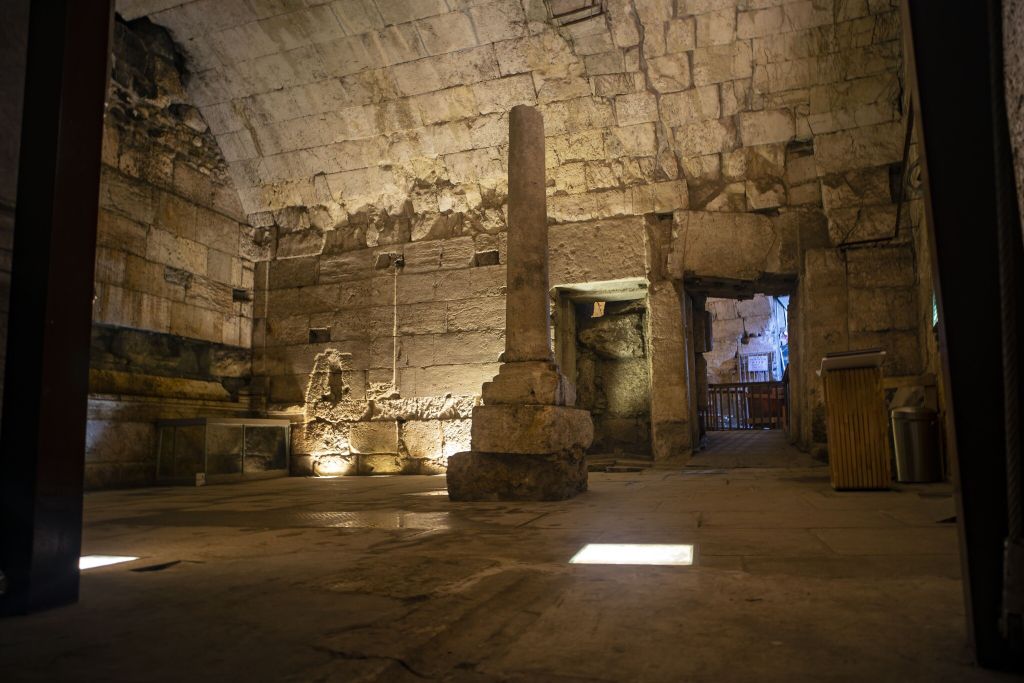 View of 2,000-year-old "city hall"