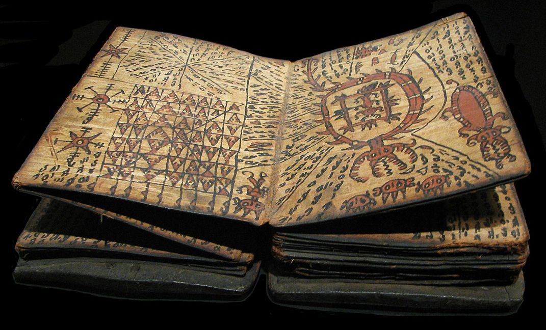 A magic book created by members of the Toba Batak tribe of North Sumatra