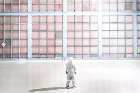 Chris Gunn of the Goddard Space Flight Center in Maryland took this shot of the center’s Space Systems Development and Integration Facility. The entire wall is made up of HEPA filters that remove particles smaller than a red blood cell. A thousand times cleaner than a hospital operating room, the facility is used to test high-value instruments like the James Webb Space Telescope’s Optical Assembly.

Winner, "Places" Category