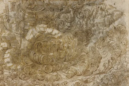 Leonardo da Vinci, "A deluge," c.1517-18
