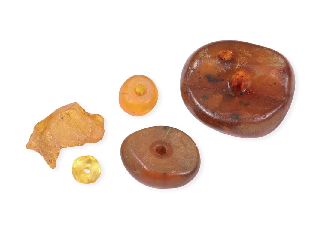 Amber beads