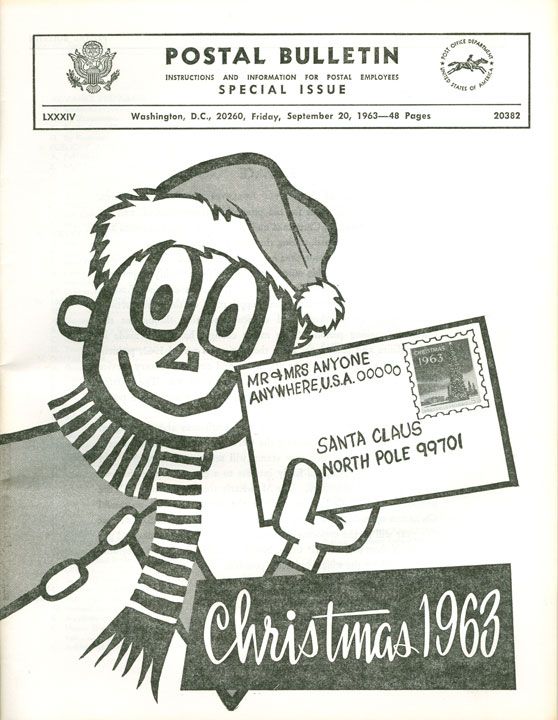 A 1963 ad featuring the Postal Service’s Mr. Zip.