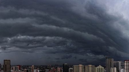 A storm rolls in above Bangkok
