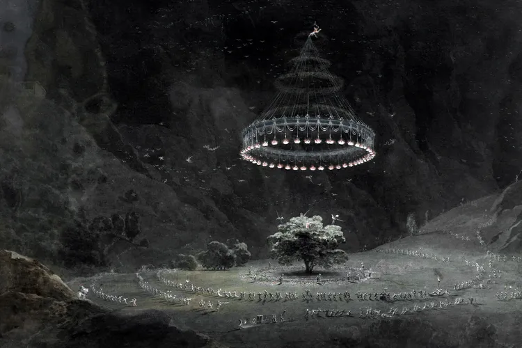 The Walnut of Benevento (Sabbath of Witches), 1822-1826, by Giuseppe Pietro Bagetti