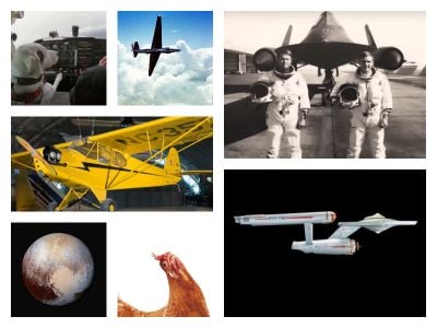 Our best stories of the year feature Starships, the fastest jets, flying dogs, and frightened hens. 