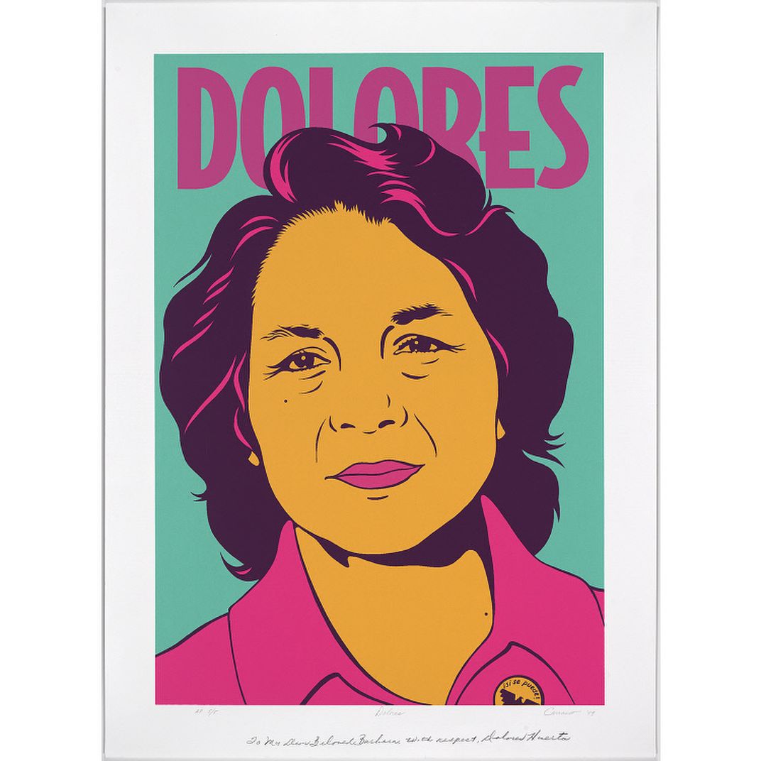Dolores Huerta, portrait