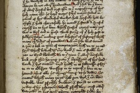 First page of the Kempe manuscript