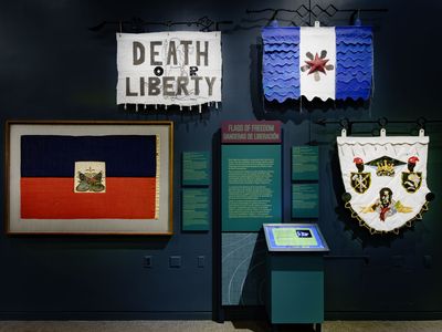 A view of the &quot;In Slavery&#39;s Wake&quot; exhibition at the National Museum of African American History and Culture