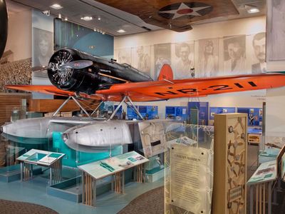 In 1933, Charles and Anne Morow Lindbergh flew survey flights across the North and South Atlantic in this Lockheed Sirius, nicknamed "Tingmissartoq," or "One who flies like a big bird."