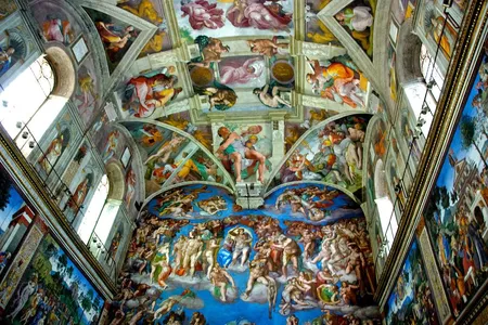 Michelangelo's frescoes in the Sistine Chapel are just some of the Vatican Museums' vast holdings.