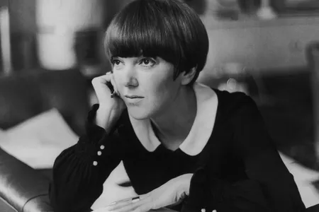 Mary Quant at her apartment in Draycott Place, London, c. 1967