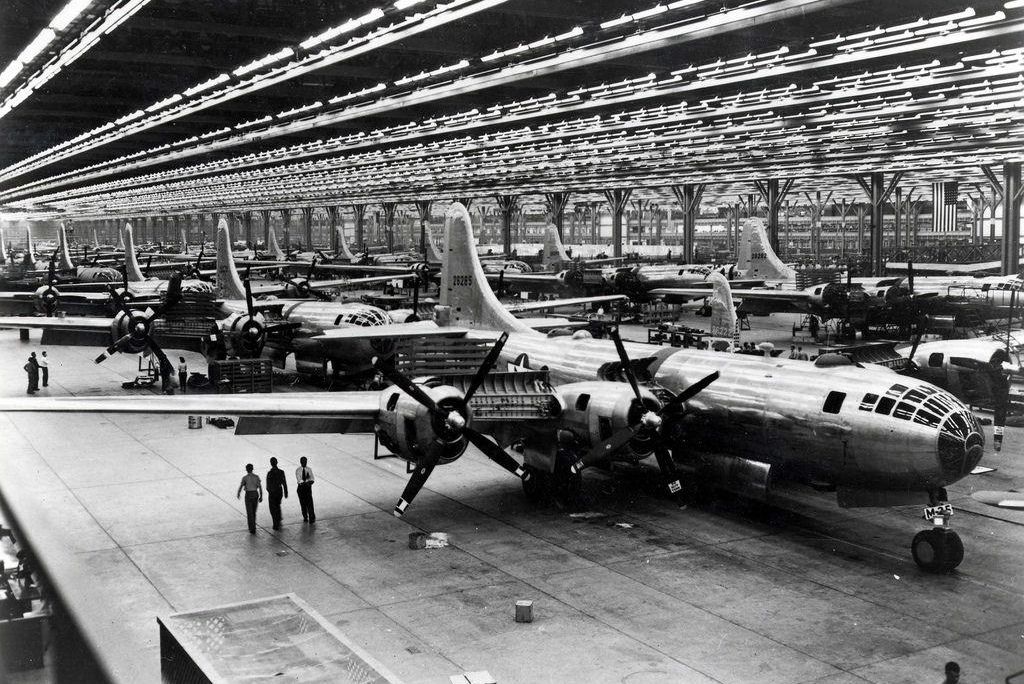 Boeing-Wichita B-29 Assembly Line