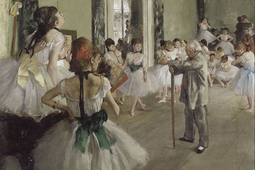 The Dance Class (La Classe de Danse), 1873–1876, oil on canvas, by Edgar Degas