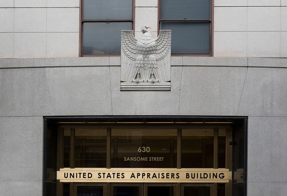 A Federal Immigration Building With