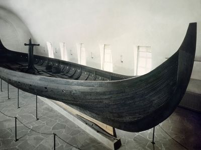 Gokstad ship at the Viking Ship Museum in Oslo