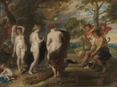 The Judgement of Paris,&nbsp;Peter Paul Rubens,&nbsp;circa 1632&ndash;35