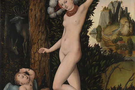Cupid Complaining to Venus,&nbsp;Lucas Cranach the Elder, 1526-1527