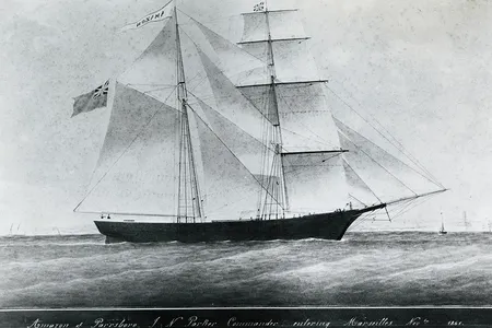 An illustration of the&nbsp;Mary Celeste&nbsp;in 1861, when the ship was known as the&nbsp;Amazon