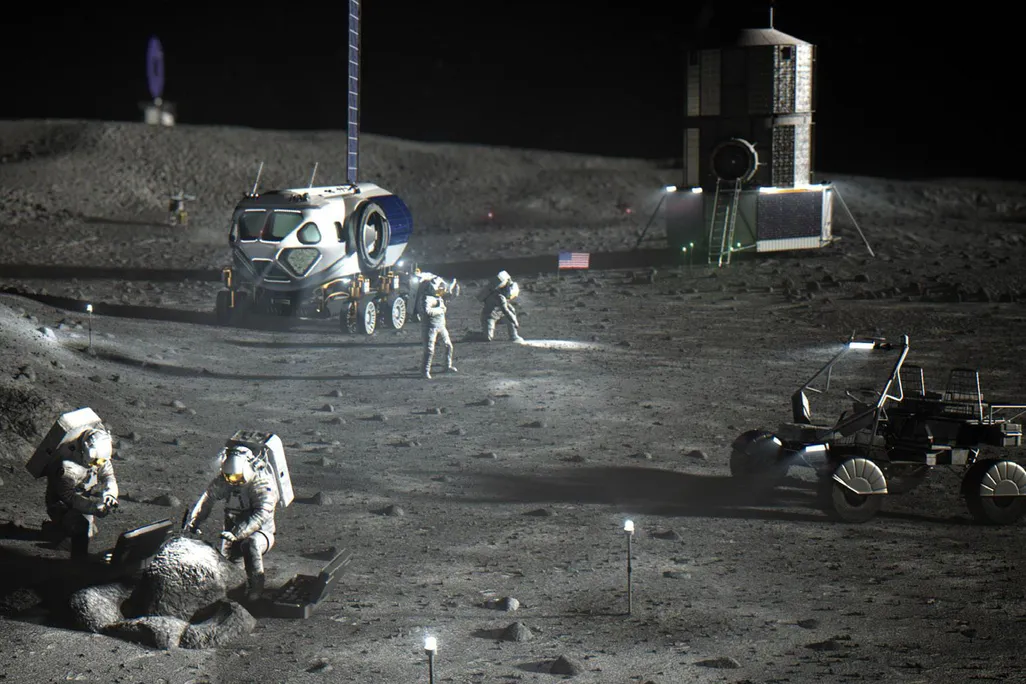 Artemis Base Camp on Moon
