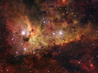 Eta Carinae shines brighter than a million suns.