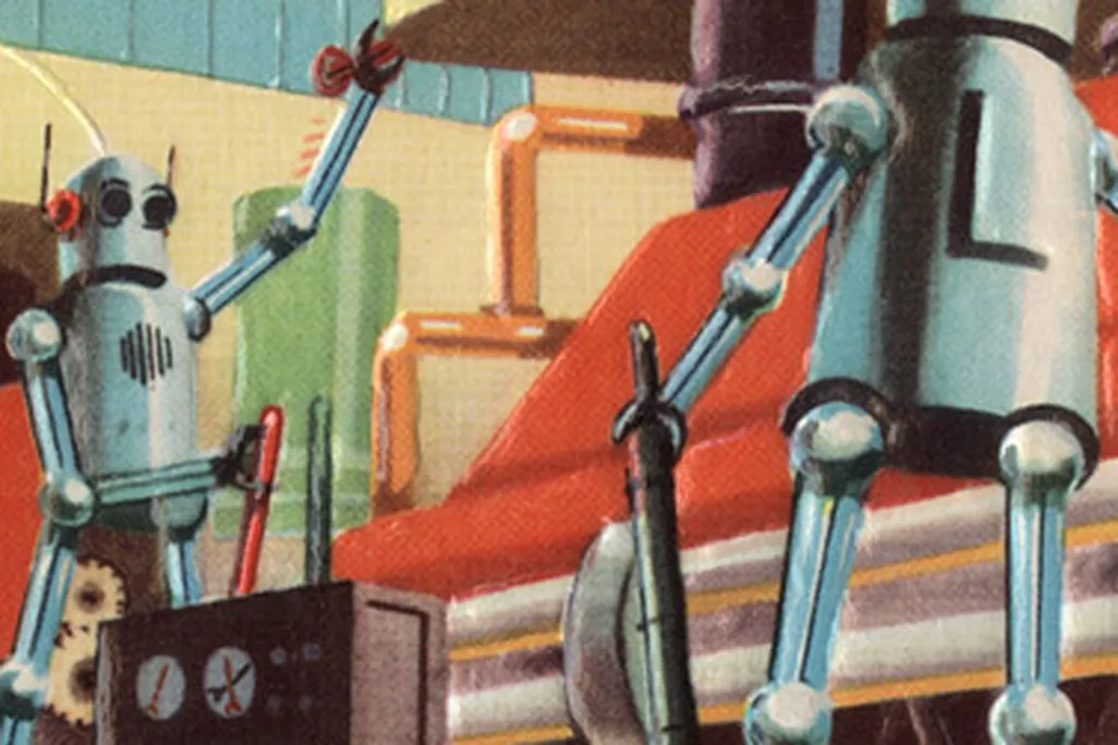 Art from the 1950s envisioned a future with robots. Are we there yet?