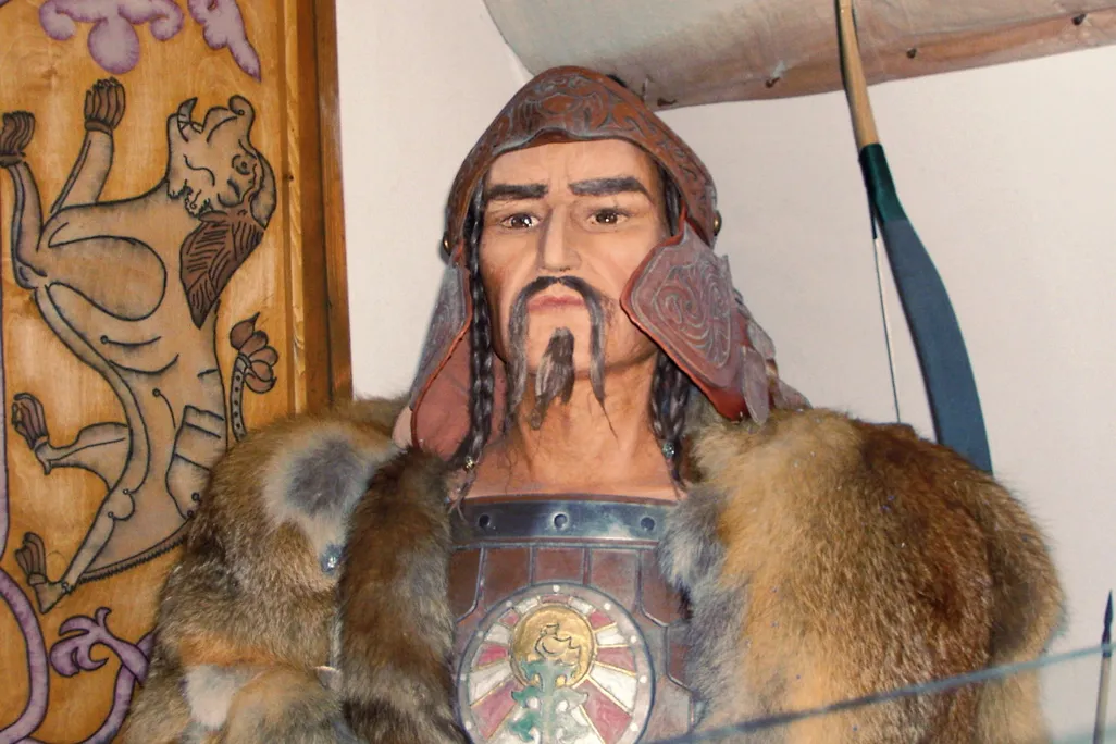 Attila in a museum in Hungary